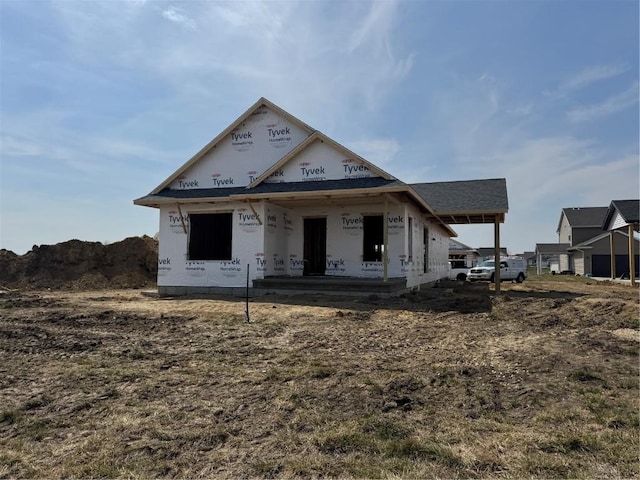 view of property under construction