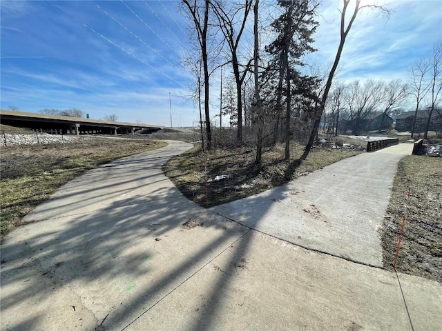 view of road