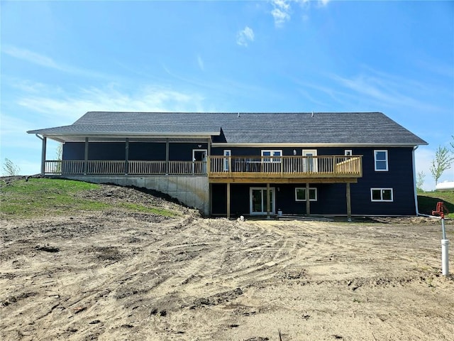 7936 217th Ave, Martelle, IA 52305 - rear view of house with a deck