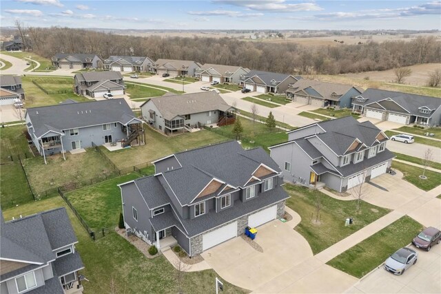 621 Doe Ave, Tiffin, IA 52340 - aerial view with a residential view