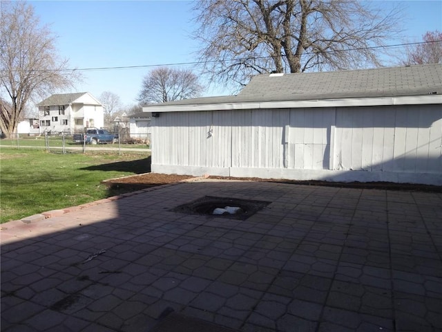 549 Marengo Ave, Marengo, IA 52301 - view of patio with fence