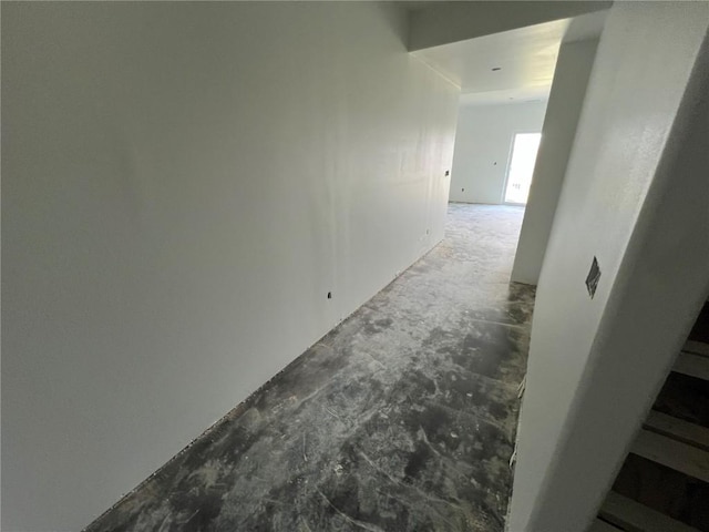 1306 E Gable Way, Tiffin, IA 52340 - corridor featuring unfinished concrete floors