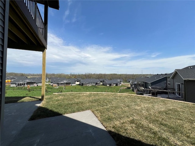 1306 E Gable Way, Tiffin, IA 52340 - view of grassy yard featuring a residential view and a patio