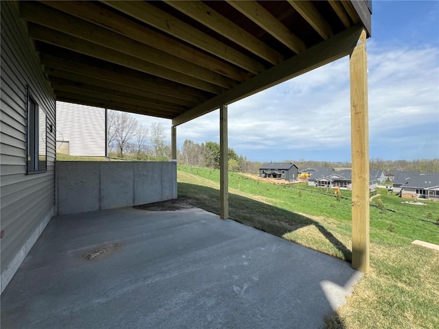 1306 E Gable Way, Tiffin, IA 52340 - view of patio featuring a residential view