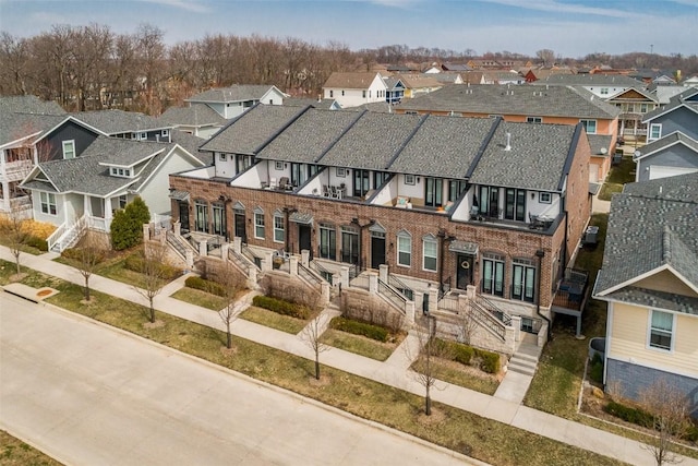 exterior space with a residential view