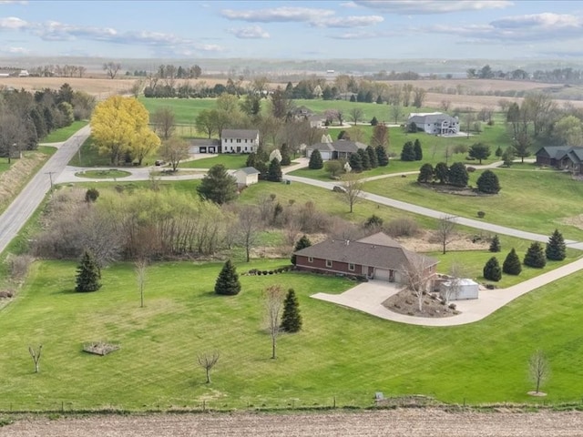 3752 Lacina Dr SW, Iowa City, IA 52240 - birds eye view of property with a rural view