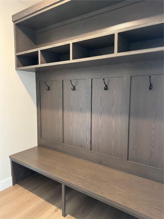4018 Peridot Dr, Marion, IA 52302 - mudroom with wood finished floors and baseboards