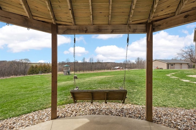 view of patio