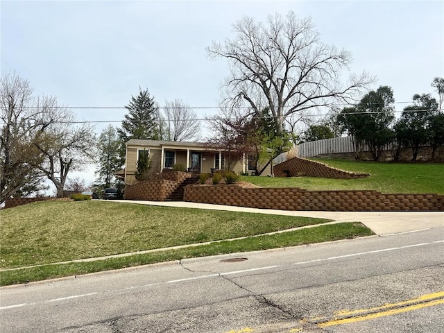 view of front of home