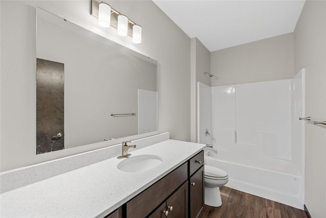 2873 Spring Rose Cir Unit 206, Coralville, IA 52241 - full bath featuring vanity, wood finished floors, and shower / washtub combination