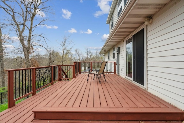 view of deck
