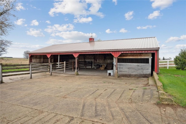 view of stable
