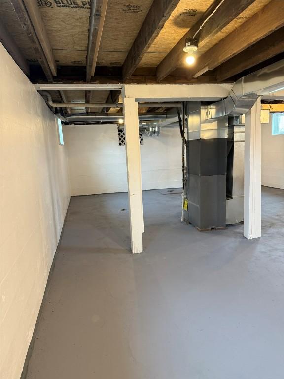 305 E 5th St, Vinton, IA 52349 - basement with heating unit