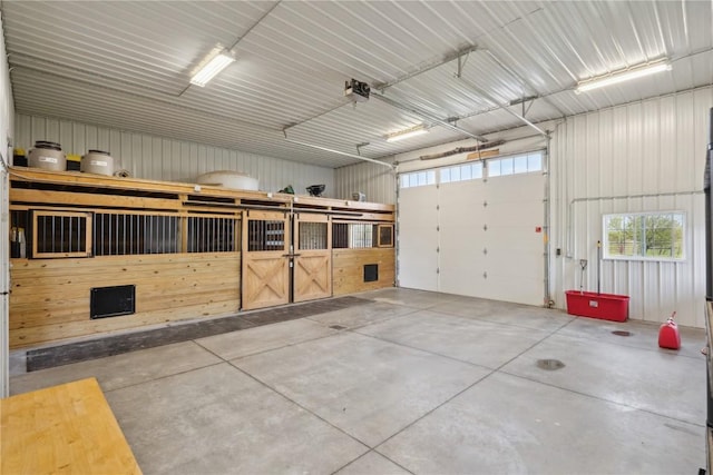view of stable