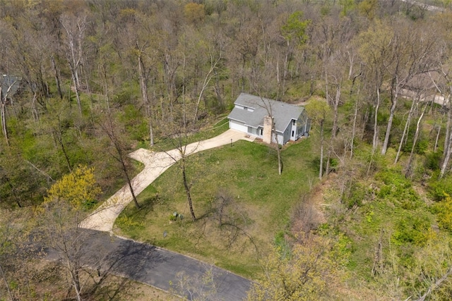 5823 Timber Creek Rd, Cedar Rapids, IA 52411 - aerial view with a wooded view