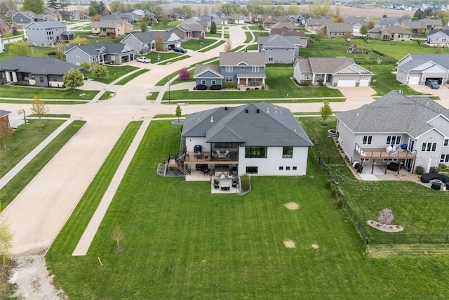 birds eye view of property featuring a residential view