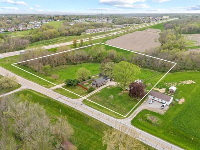 drone / aerial view