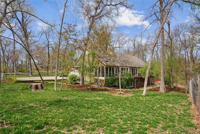 view of yard