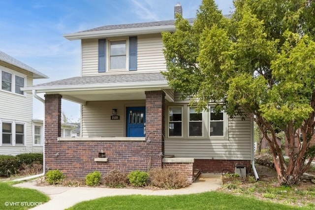 view of front of house featuring a porch