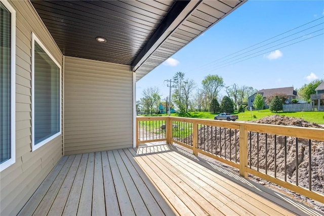 view of deck