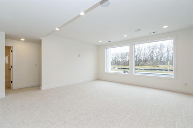 938 Heron Pl, Iowa City, IA 52245 - spare room with light colored carpet, recessed lighting, and baseboards