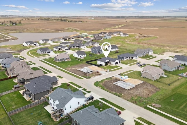 birds eye view of property featuring a residential view
