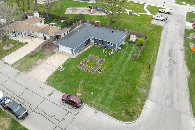 aerial view