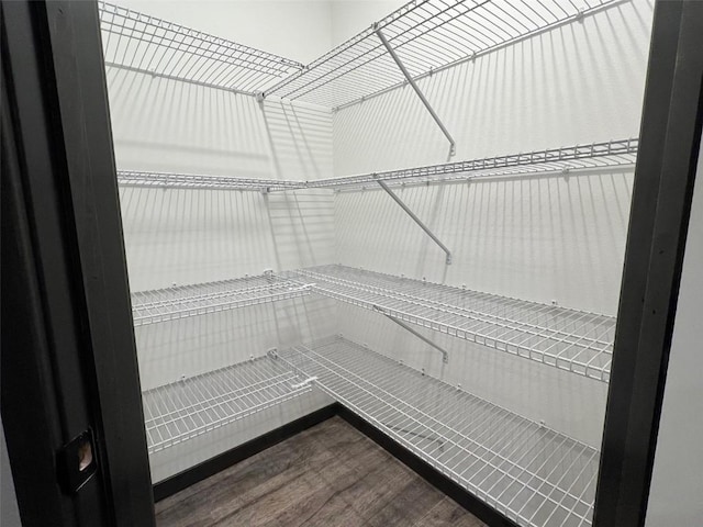view of storage area