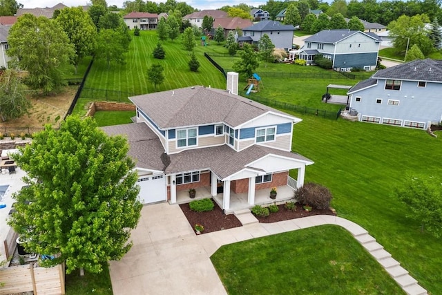 917 Robin Rd, Iowa City, IA 52246 - bird's eye view with a residential view