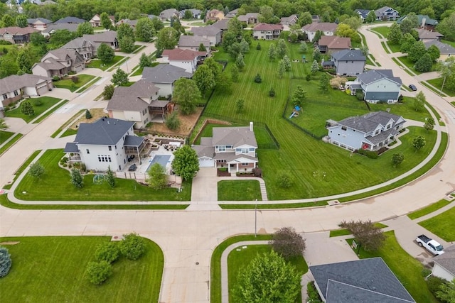 917 Robin Rd, Iowa City, IA 52246 - birds eye view of property with a residential view