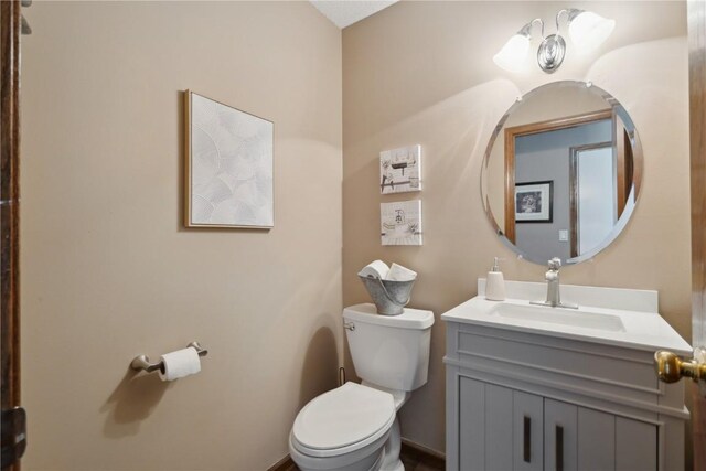 4199 Brookside Dr, Marion, IA 52302 - half bath featuring vanity and toilet