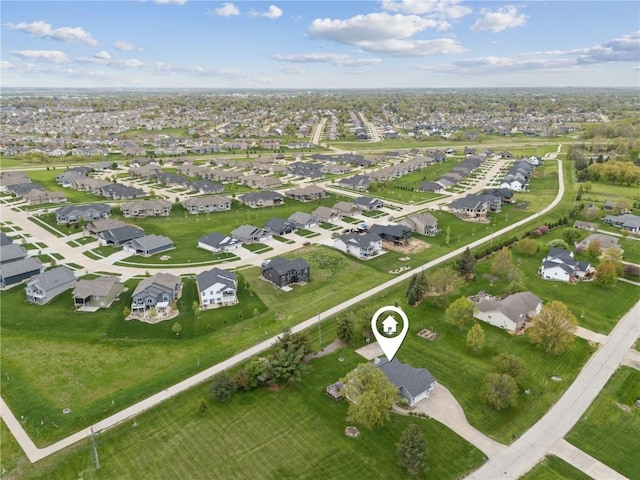 4199 Brookside Dr, Marion, IA 52302 - aerial view with a residential view