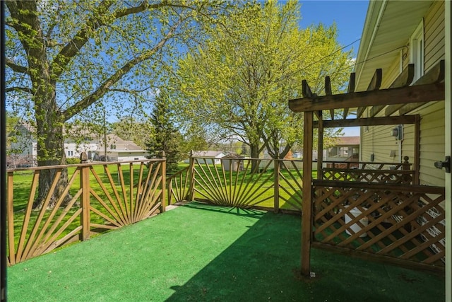 view of yard