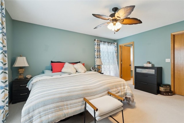 3110 Willowridge Rd Unit D, Marion, IA 52302 - carpeted bedroom featuring ceiling fan
