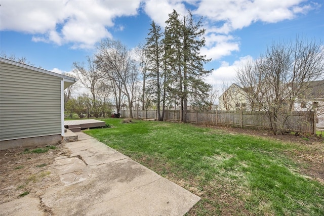 300 SW Palisades Rd, Mount Vernon, IA 52314 - view of yard with a wooden deck