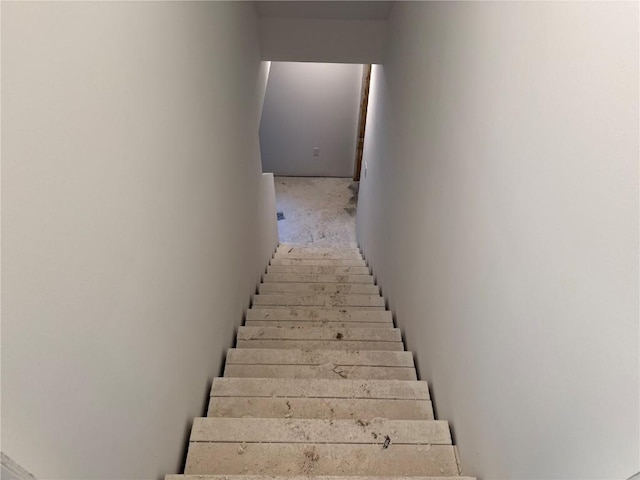 view of stairs