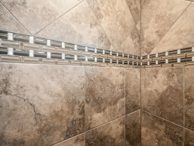 bathroom view of a tile shower