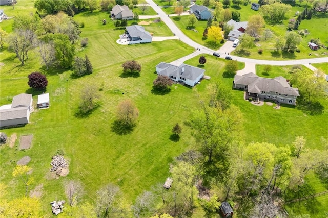 aerial perspective of suburban area