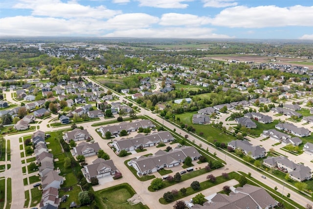 aerial overview of property's location with nearby suburban area