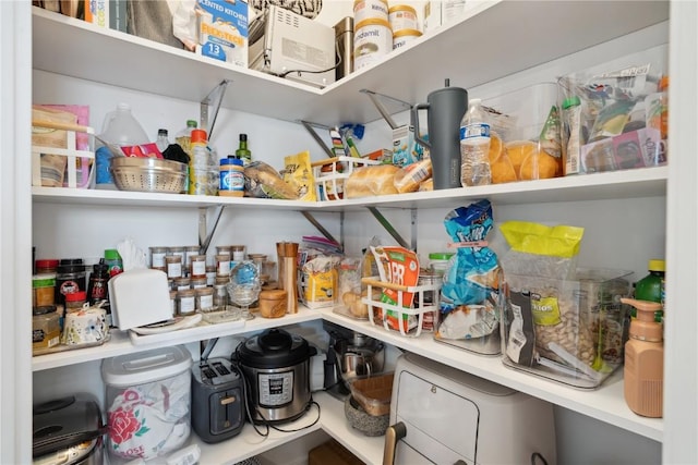 view of pantry