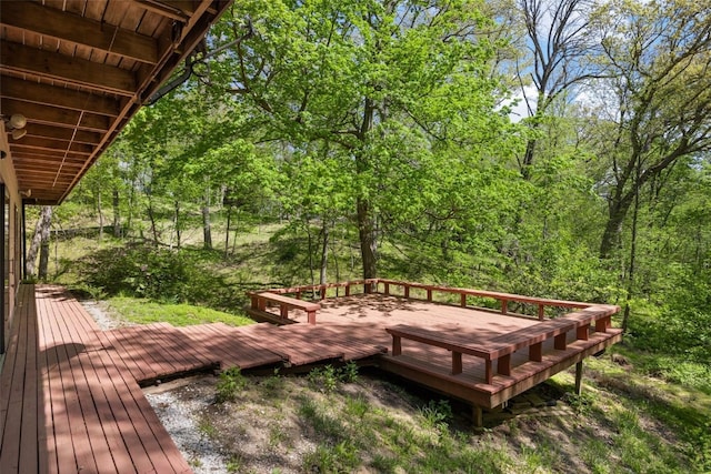 13 Woodland Hts, Iowa City, IA 52240 - view of wooden terrace