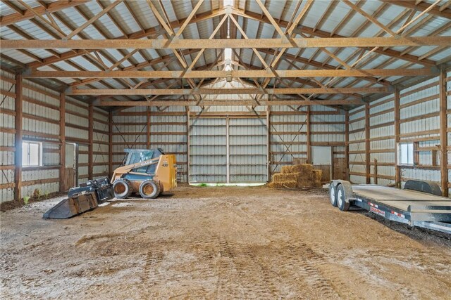 6119 28th Ave Dr, Vinton, IA 52349 - garage with metal wall
