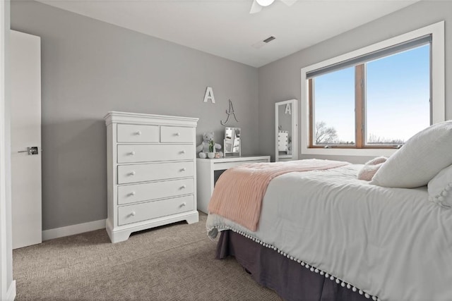 1659 Apache Dr NE, Solon, IA 52333 - carpeted bedroom with baseboards and a ceiling fan