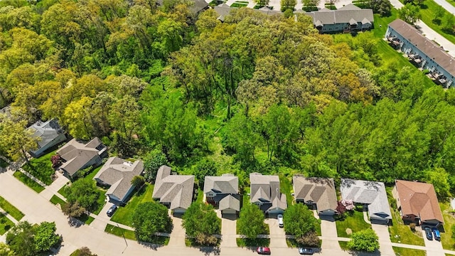 aerial view of residential area