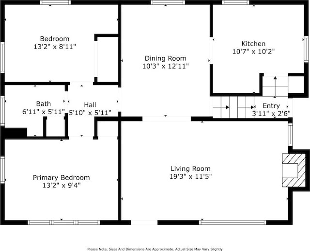 507 2nd St E, Newhall, IA 52315 - floor plan / room layout