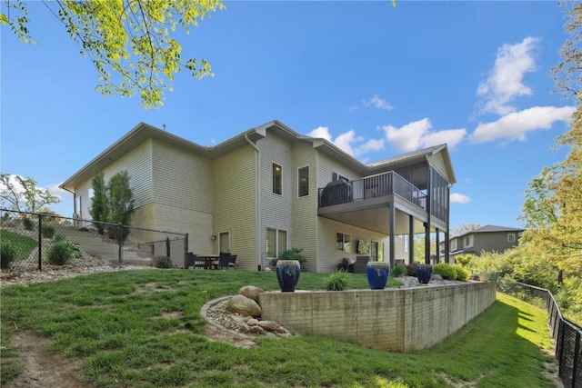 view of rear view of property