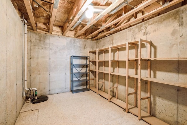 view of storage