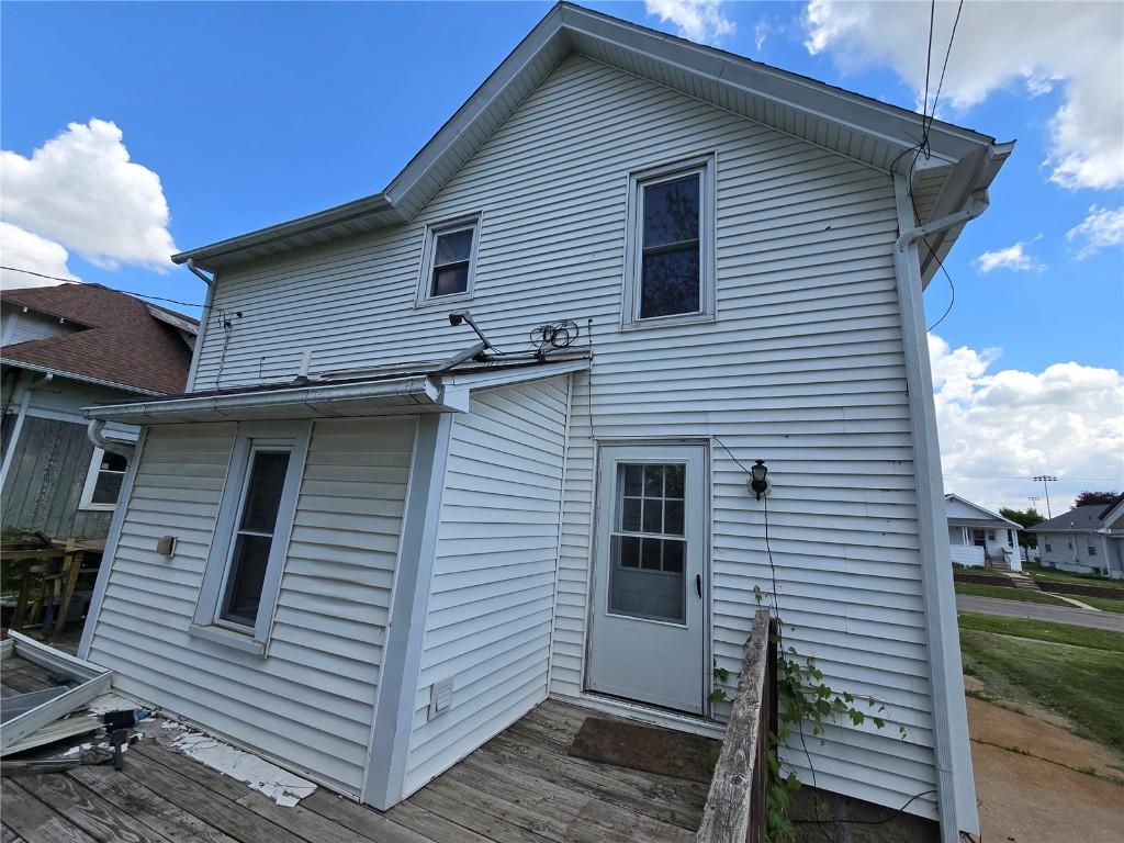 view of rear view of house