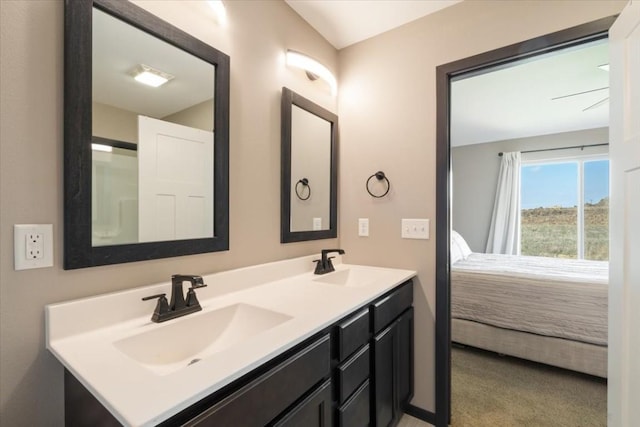 412 Dawson Dr, West Branch, IA 52358 - full bath featuring connected bathroom and double vanity