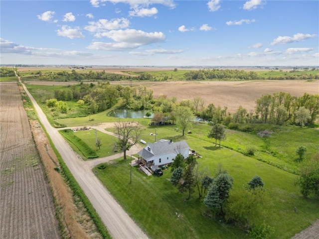 829 Union Ave, Lowden, IA 52255 - aerial view of property's location featuring rural landscape and a nearby body of water
